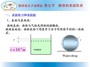 表面張力與表面能ppt課件