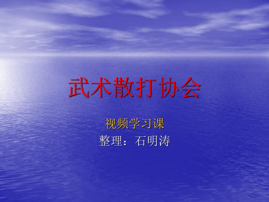 《武术散打协会》PPT课件.ppt_第1页