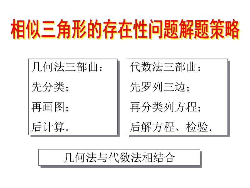 相似三角形存在性问题解题方法.ppt_第1页