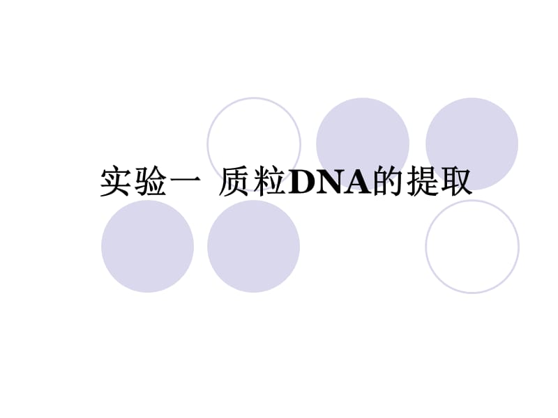 实验一质粒DNA的提取.ppt_第1页