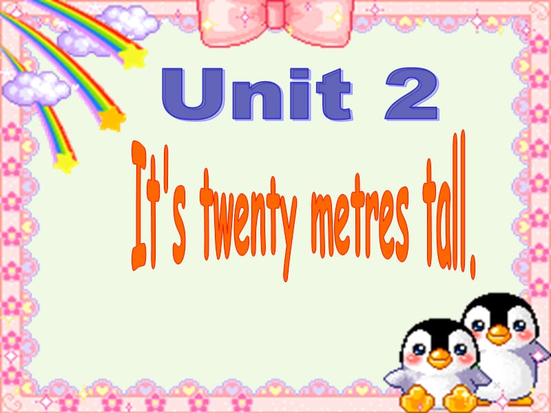六年级英语上册Unit2It’stwentymetrestall课件3外研版（一起）_第1页
