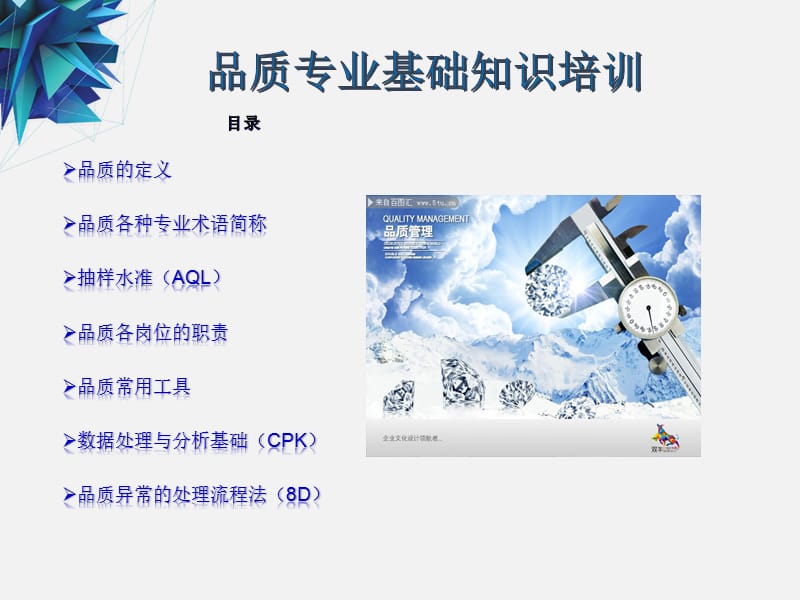 品质专业基础知识培训.ppt_第1页