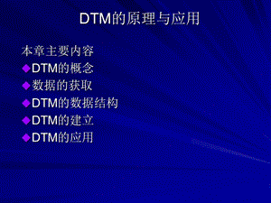 《DTM的原理与应用》PPT课件.ppt