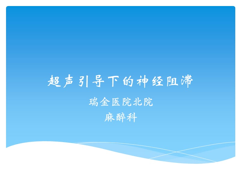 超声引导下的神经阻滞.ppt_第1页