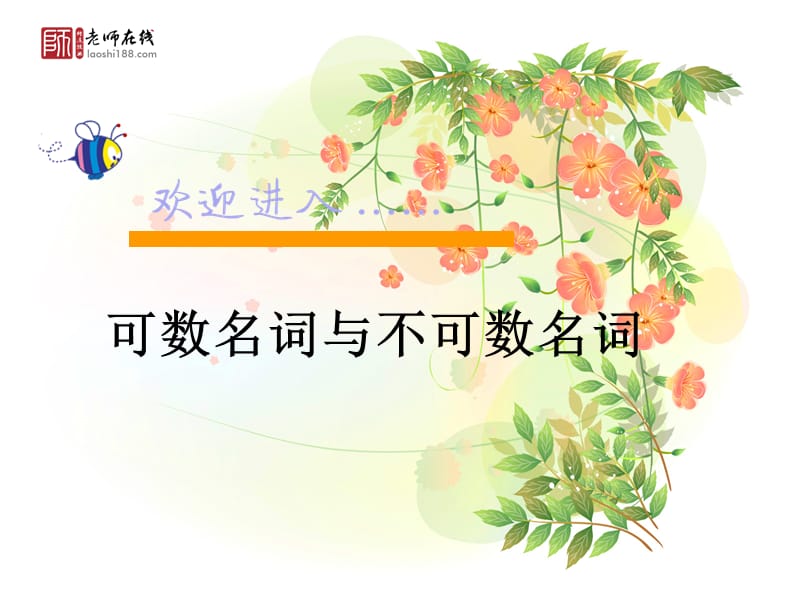 英语可数名词与不可数名词区别.ppt_第1页