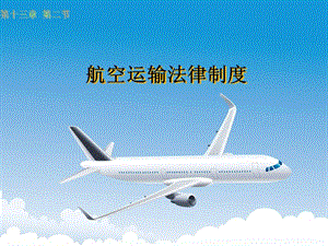 航空運(yùn)輸法律制度ppt.ppt