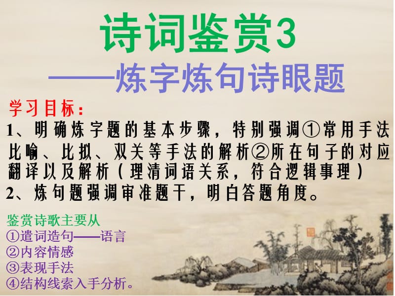 诗词鉴赏炼字炼句.ppt_第1页