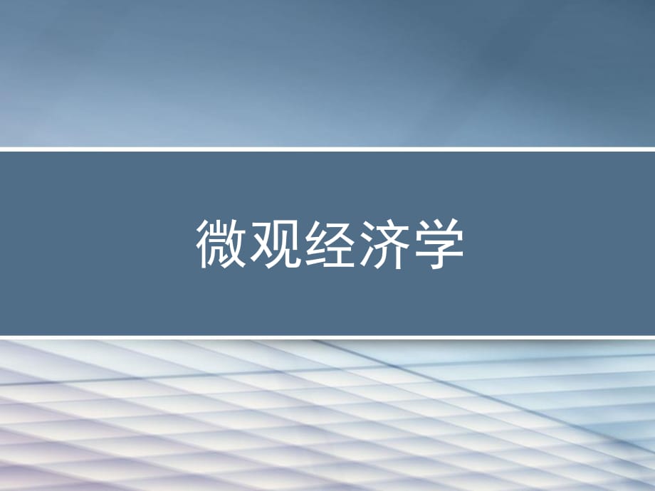 微观经济学PPT第四章.ppt_第1页