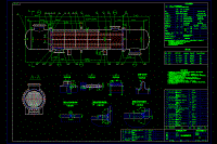 設(shè)計管殼式換熱器列管式換熱器cad總裝配圖紙