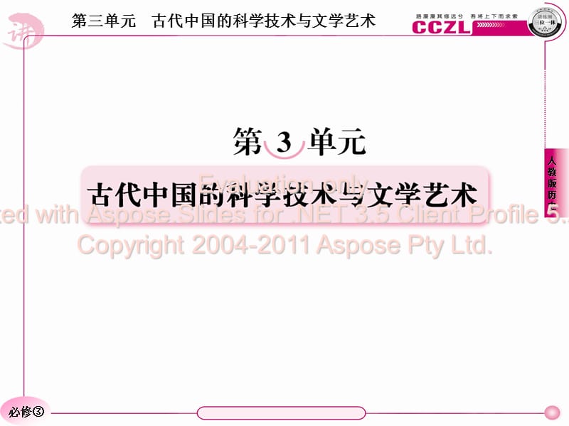 高二历史必修第三单元单元总结.ppt_第1页