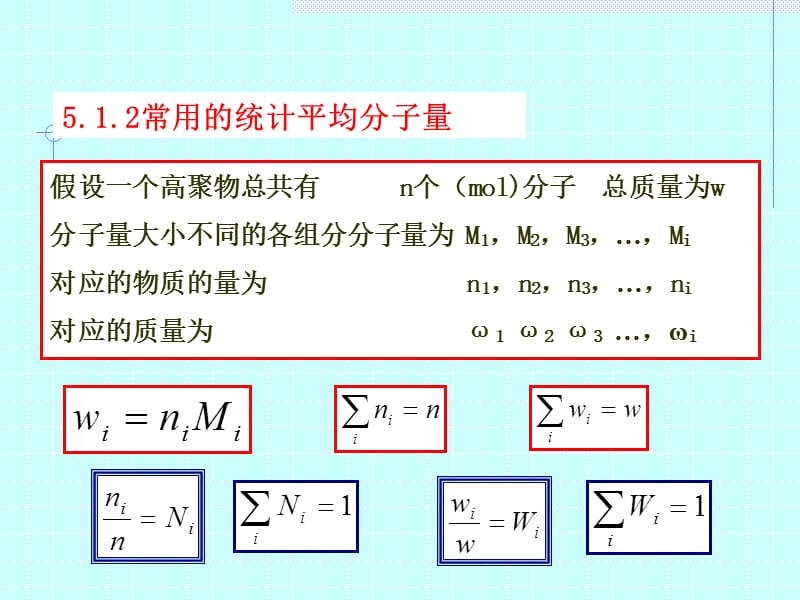 高分子物理课件5高聚物的分子量和分子量分布.ppt_第3页