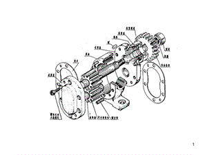 齒輪油泵零件圖ppt課件
