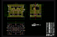 固定器底座塑料模具設(shè)計-注塑模具【23張CAD高清圖紙和文檔】【注塑模具JA系列】