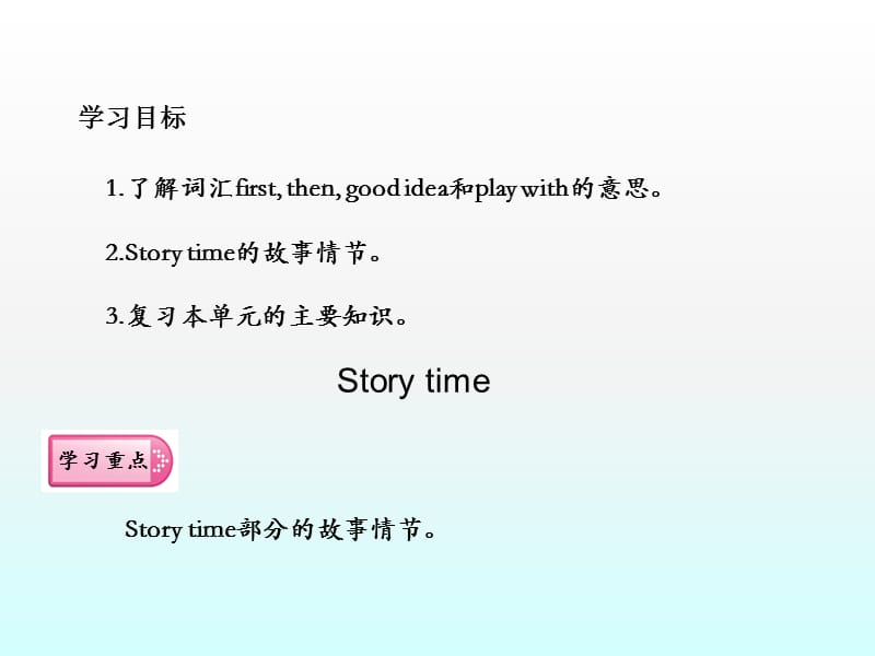 三上unit3 Look at me C Story timeppt课件_第2页