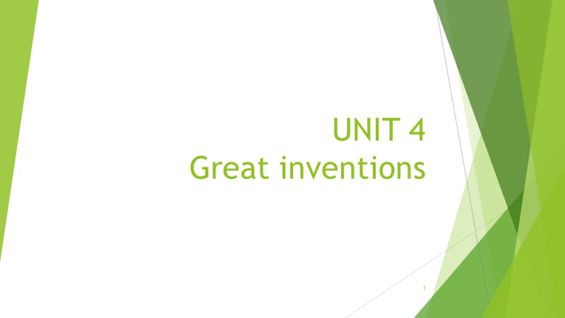 unit 4 Great Inventions (reading)ppt课件_第1页