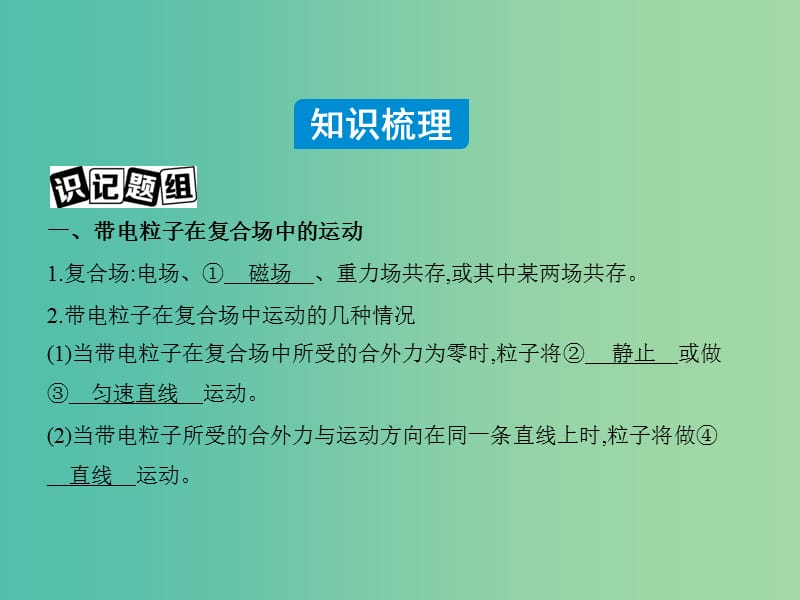 高三物理一轮复习 第8章 第3讲 带电粒子在复合场中的运动课件.ppt_第2页