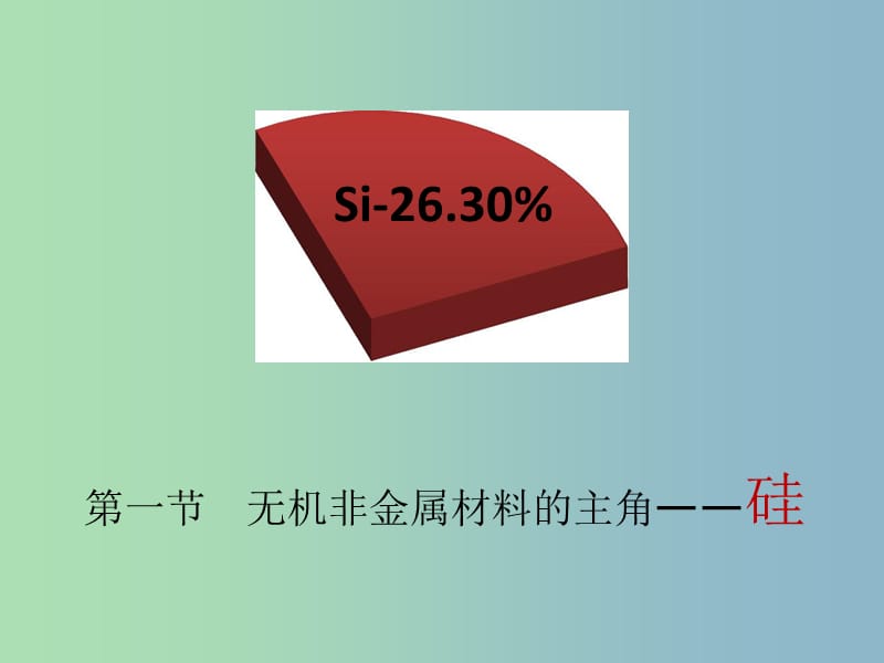 高中化学 第四章 第一节 无机非金属材料的主角 硅课件 新人教版必修1.ppt_第2页