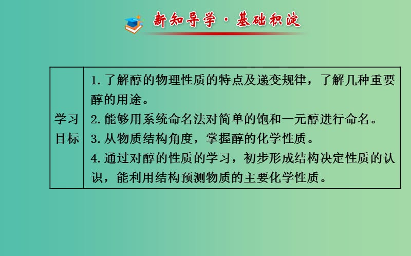 高中化学 2.2.1 醇课件 鲁科版选修5.ppt_第2页