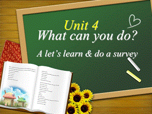 五年級上冊Unit4 A Let27slearnppt課件