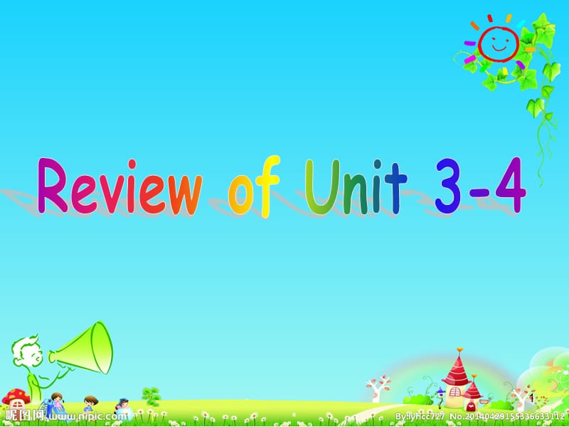 八上英语Review of Unit 3-4ppt课件_第1页