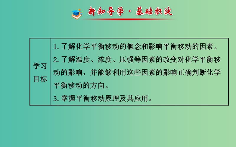 高中化学 2.3 化学平衡的移动课件 鲁科版选修4.ppt_第2页