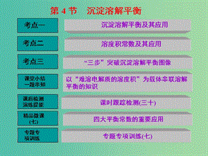 高中化學(xué)一輪復(fù)習(xí) 第8章 物質(zhì)在水溶液中的行為 第4節(jié) 沉淀溶解平衡課件 魯教版.ppt