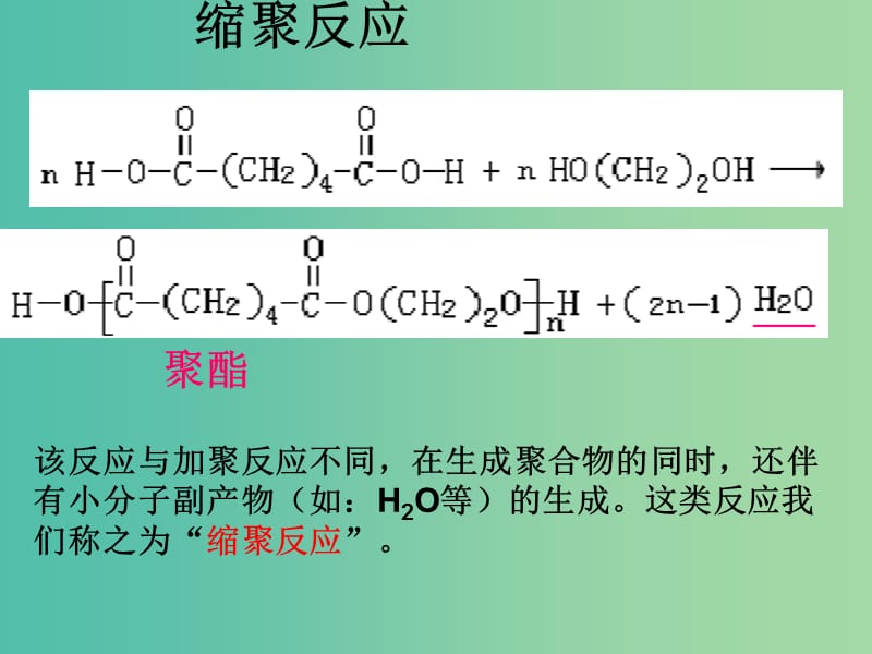 高中化学 第五章 第一节 合成高分子化合物的基本方法（第2课时）课件 新人教版选修5.ppt_第3页