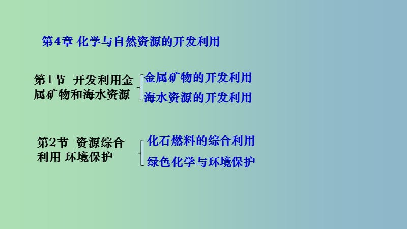 高中化学 第四章 化学与自然资源的开发利用课件 新人教版必修2.ppt_第3页