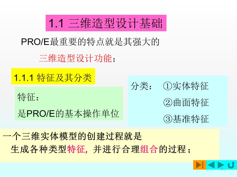 Pro-E初级教程ppt课件_第3页