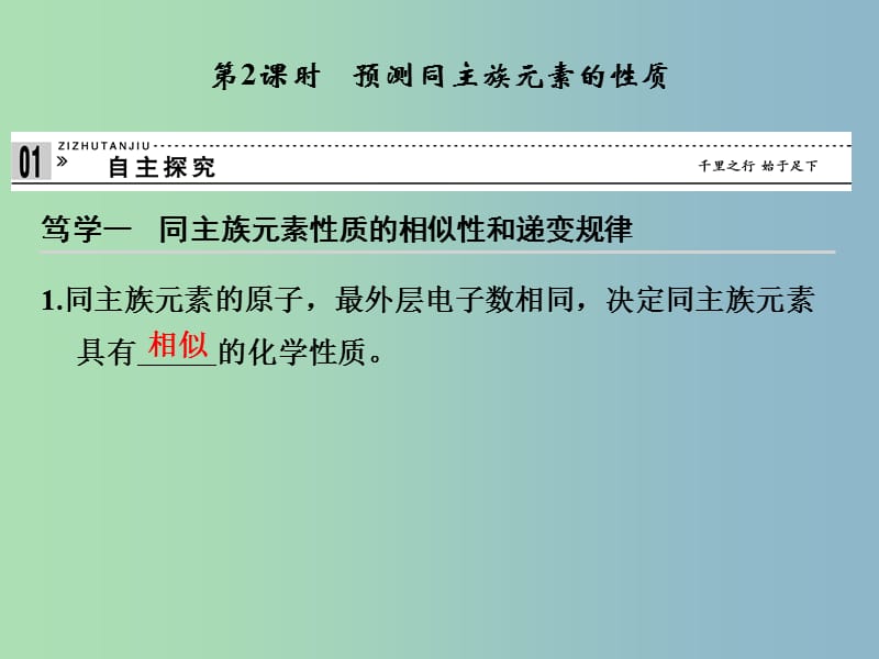 高中化学 1-3-2 预测同主族元素的性质课件 鲁科版必修2.ppt_第1页