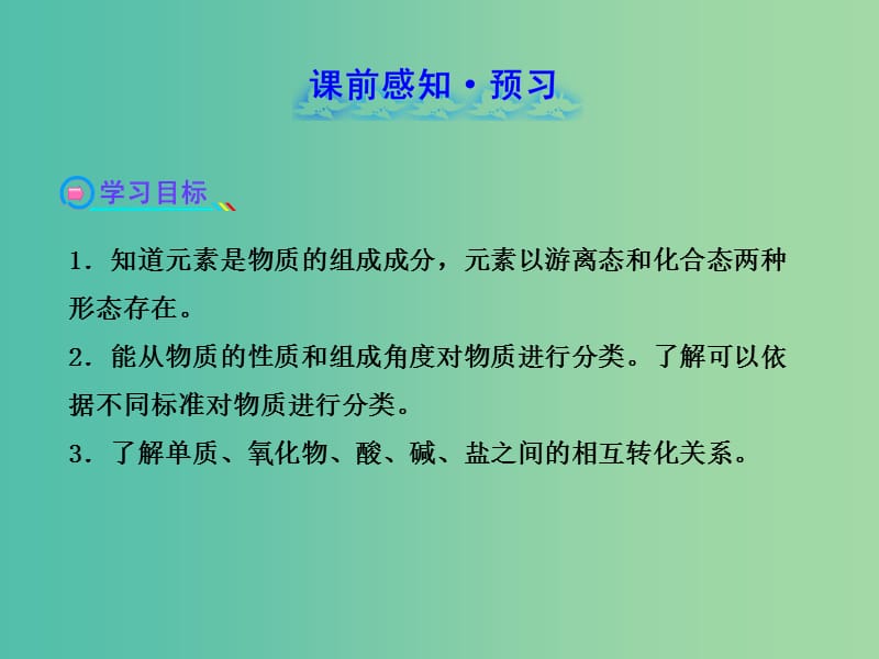 高中化学 2.1.1 元素与物质的关系 物质的分类（探究导学课型）课件 鲁科版必修1.ppt_第2页