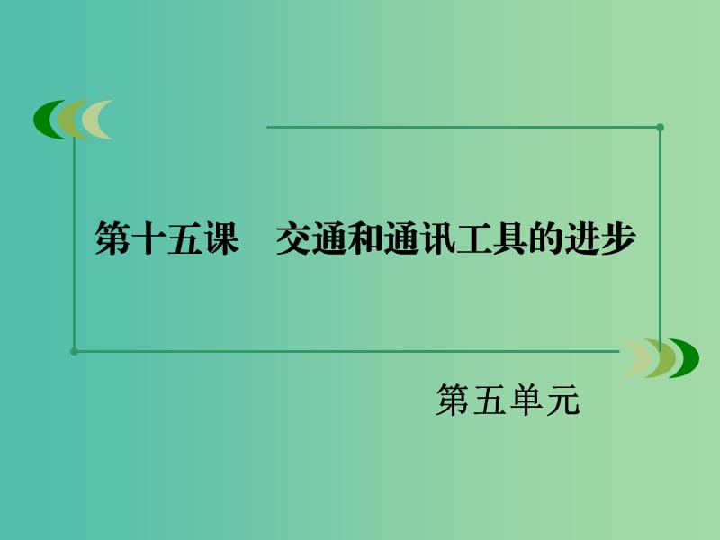 高中历史 第五单元 第15课 交通和通讯工具的进步课件 新人教版必修2.ppt_第3页