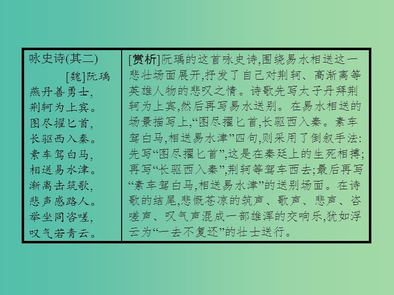 高中语文 第二单元 古代记叙散文 5 荆轲刺秦王课件 新人教版必修1.ppt_第2页