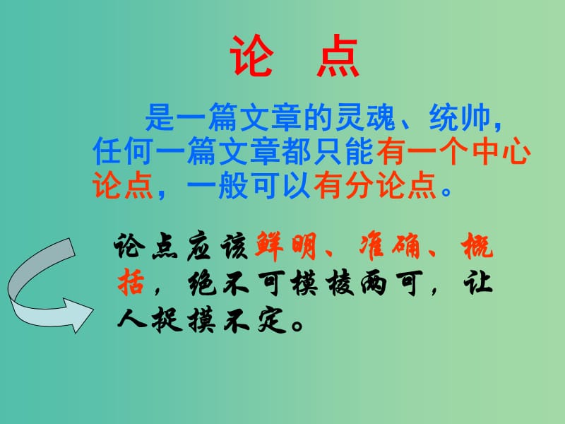 高中语文 议论文结构 并列式复习课件.ppt_第3页