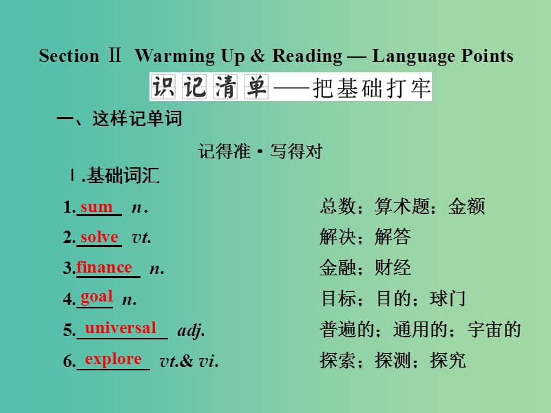 高中英语Unit3ComputersSectionⅡWarmingUpamp；Reading-LanguagePoints课件新人教版.ppt_第1页