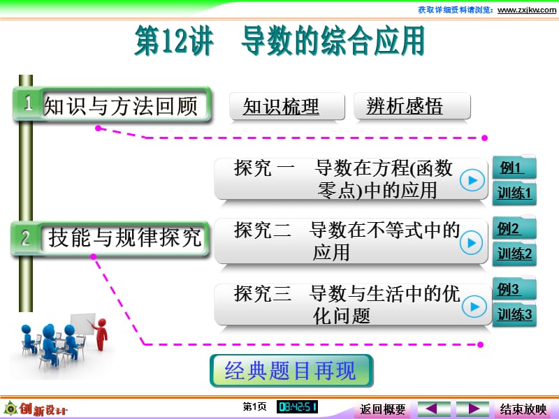 2015创新设计(高中理科数学)第12讲导数的综合应用.ppt_第1页