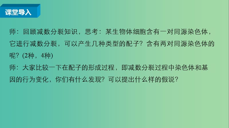 高中生物 第二章 第二节 遗传的染色体学说课件 浙科版必修2.ppt_第2页