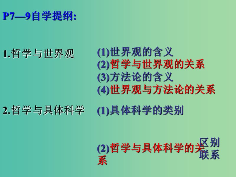 高中政治 1.2 关于世界观的学说课件 新人教版必修4.ppt_第3页