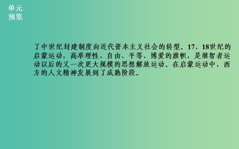 高中历史 专题六 1蒙昧中的觉醒课件 人民版必修3.PPT_第3页