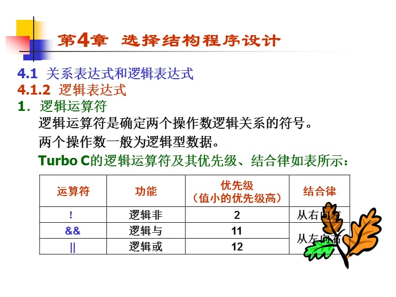 《二级C语言程序设计》第4章选择结构程序设计.ppt_第3页