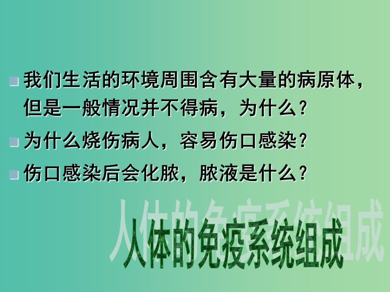 高中生物 2.4 节免疫调节课件 新人教版必修3.ppt_第2页