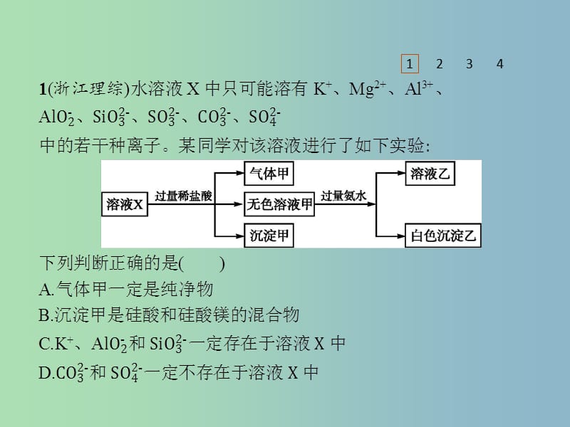 高中化学第三单元物质的检测单元整合课件新人教版.ppt_第3页