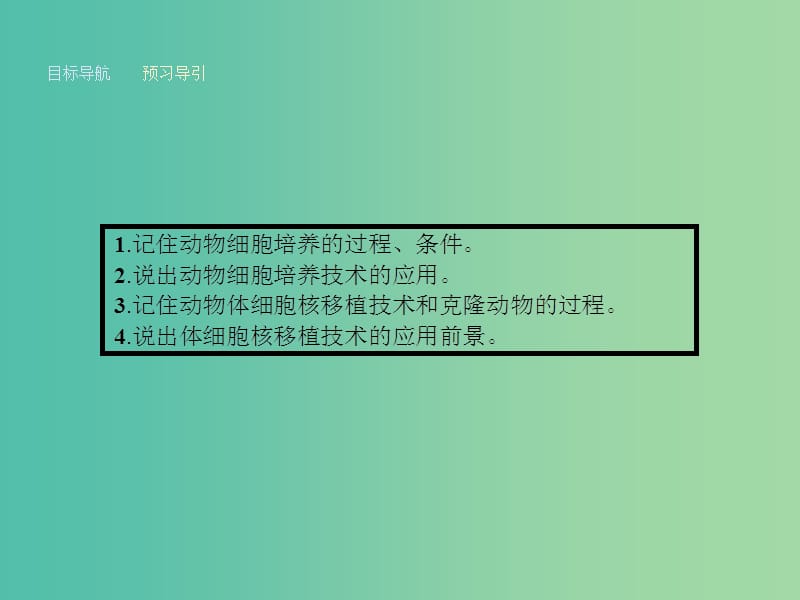 高中生物 2.2.1 动物细胞培养和核移植技术课件 新人教版选修3.ppt_第3页