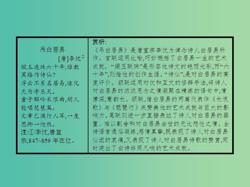 高中语文 第2单元 诗的唐朝 6 琵琶行（并序）课件 语文版必修2.ppt_第2页