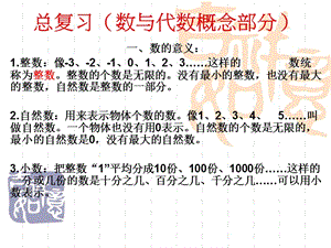 《總復(fù)習(xí)數(shù)與代數(shù)》PPT課件.ppt