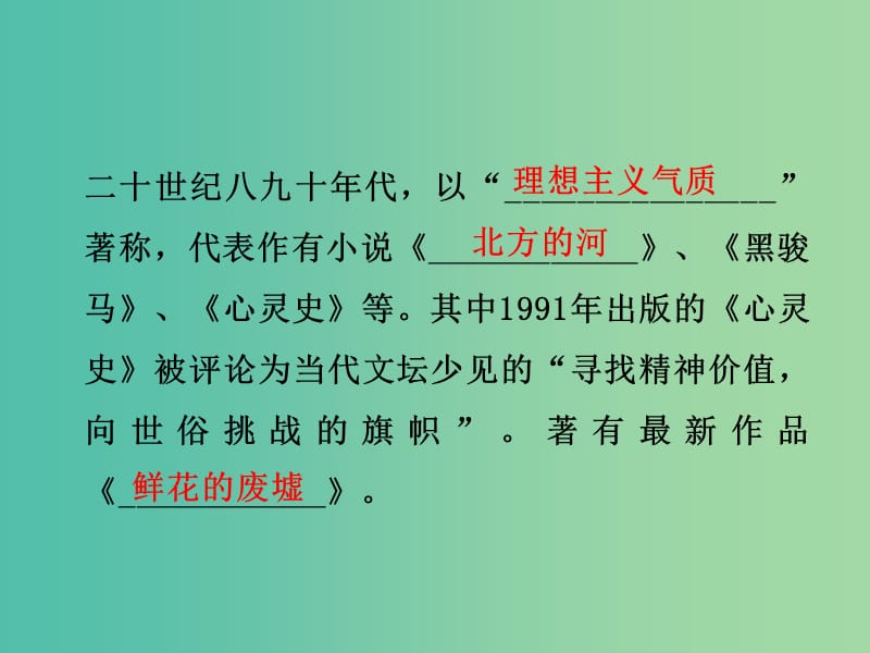 高中语文 第8课 汉家寨课件2 语文版必修5.ppt_第3页