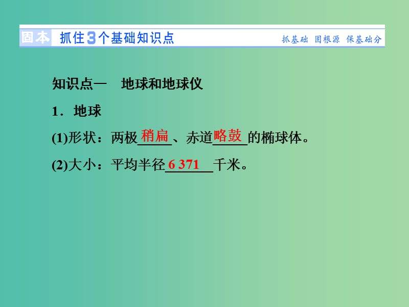 高考地理 第一章 行星地球 第一讲 地球和地图课件 新人教版必修1.ppt_第2页