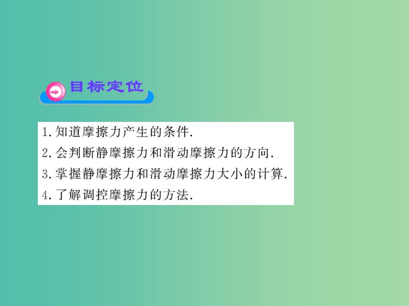 高中物理 4.3 摩擦力课件2 鲁科版必修1.ppt_第2页