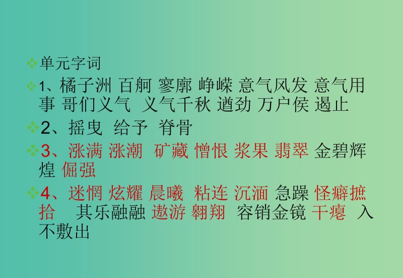 高中语文 第一专题“向青春举杯”单元教学——发散思维训练课件 苏教版必修1.ppt_第3页