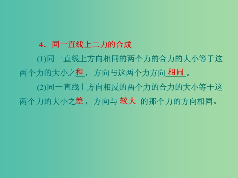 高中物理 5.1 力的合成课件3 鲁科版必修1.ppt_第3页